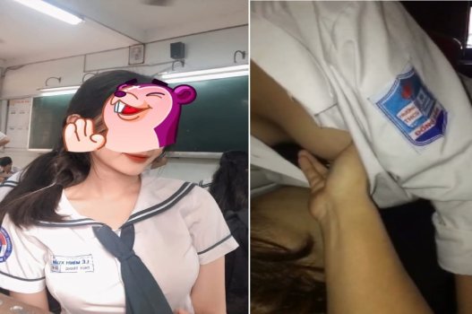 sex gái xinh dâm đãng Bú cặc xong bị anh đè ra chịch đau lồn